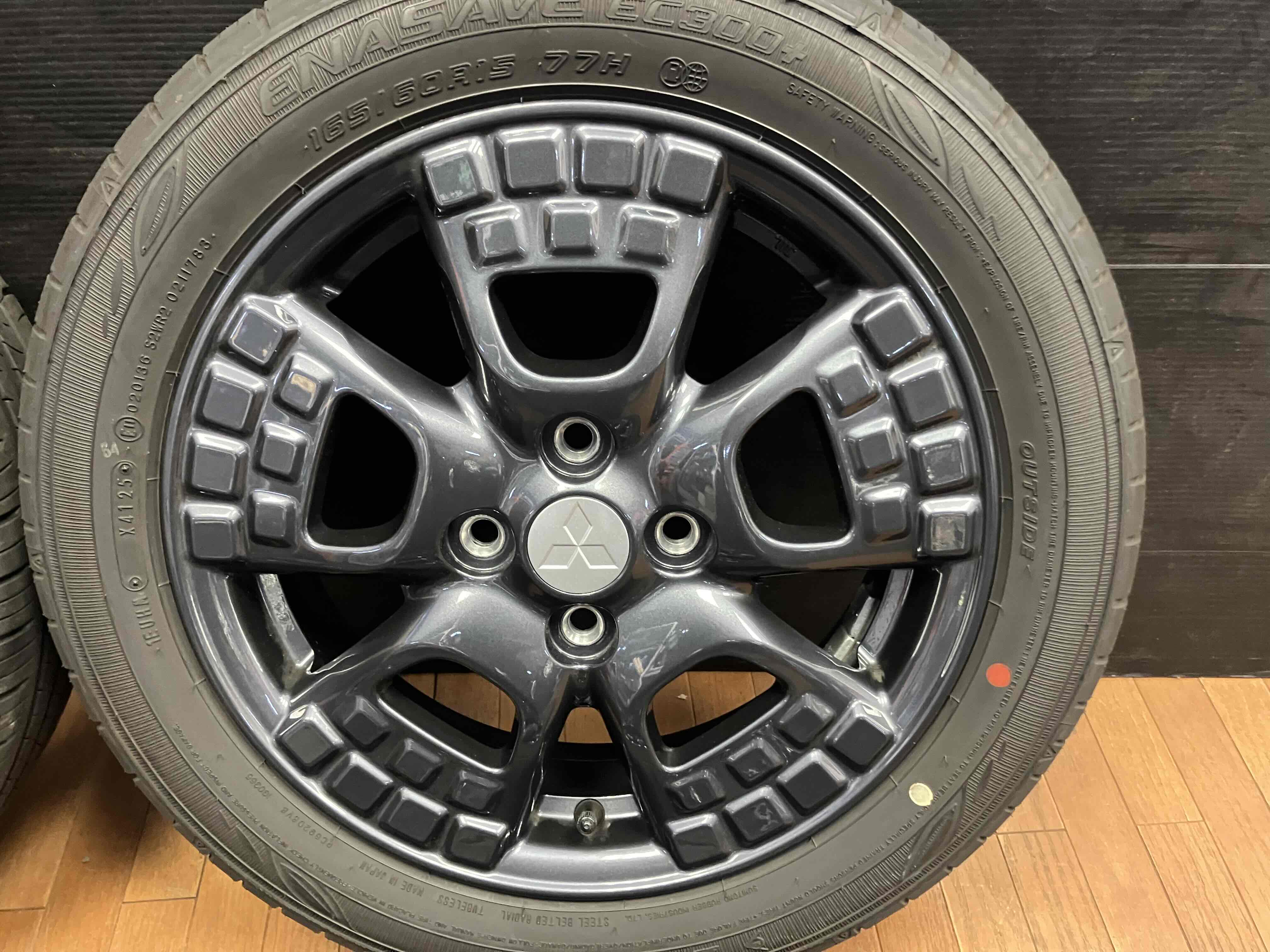 ◇ほぼ新車外し◇ミツビシ デリカミニ純正 15インチ◇4.5J+46 4H100