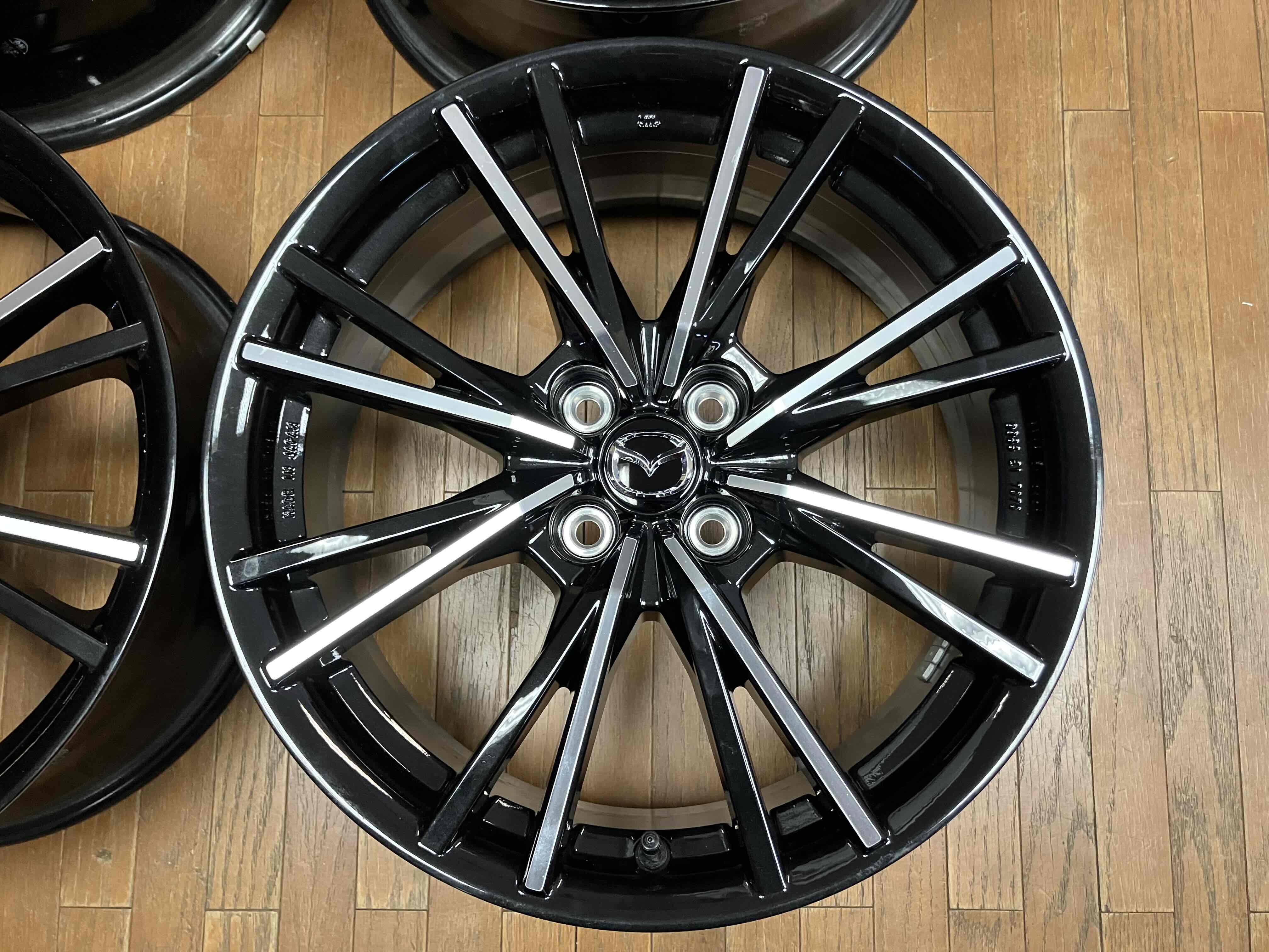 マツダ ロードスターRF純正ホイールタイヤセット17インチ 205/45 R17 ◇新車外し!!美品 MAZDA ロードスター RF 純正 17インチ◇ホイール
