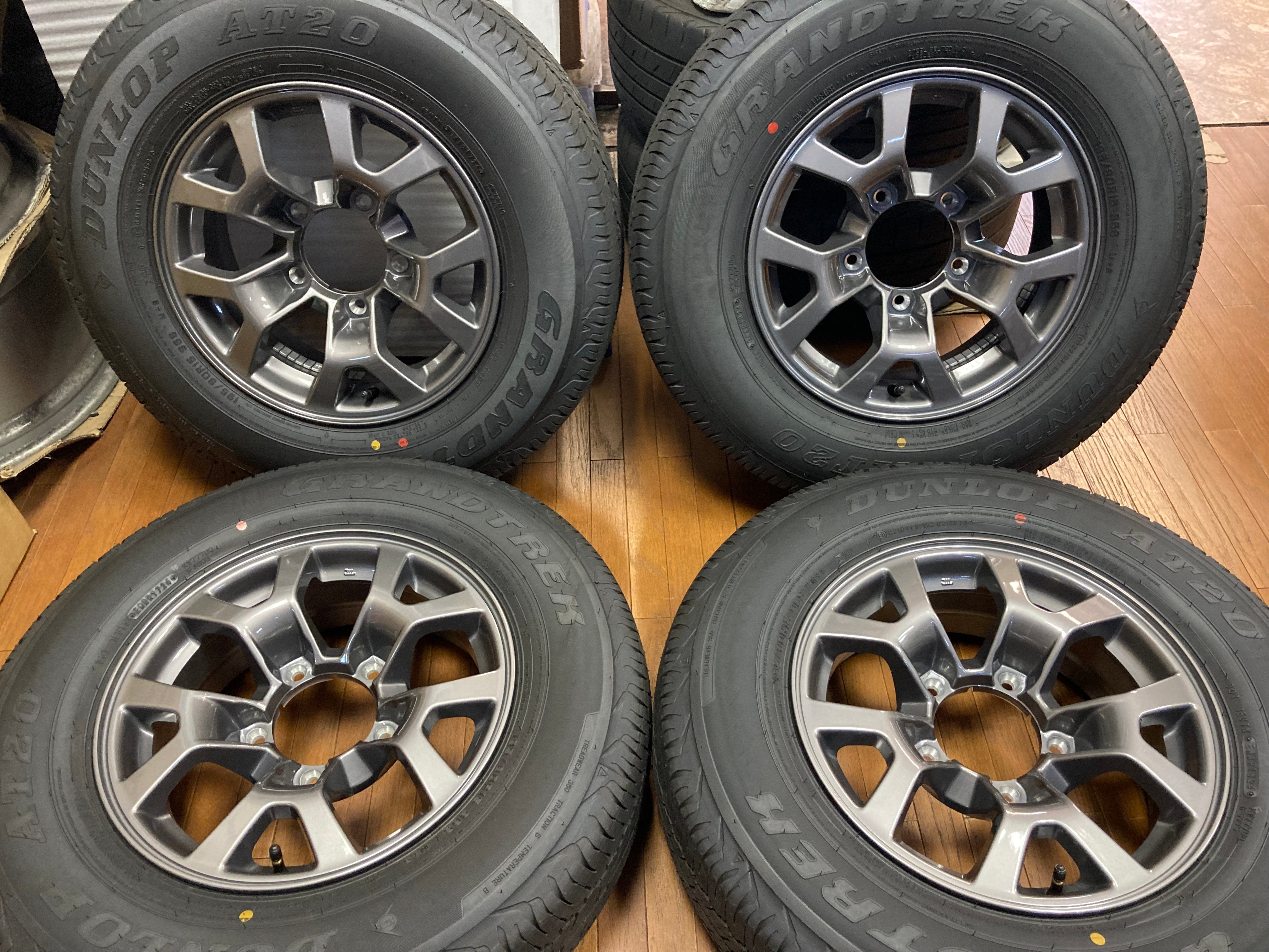 タイヤホイール5本セット ジムニーシエラ新車外し