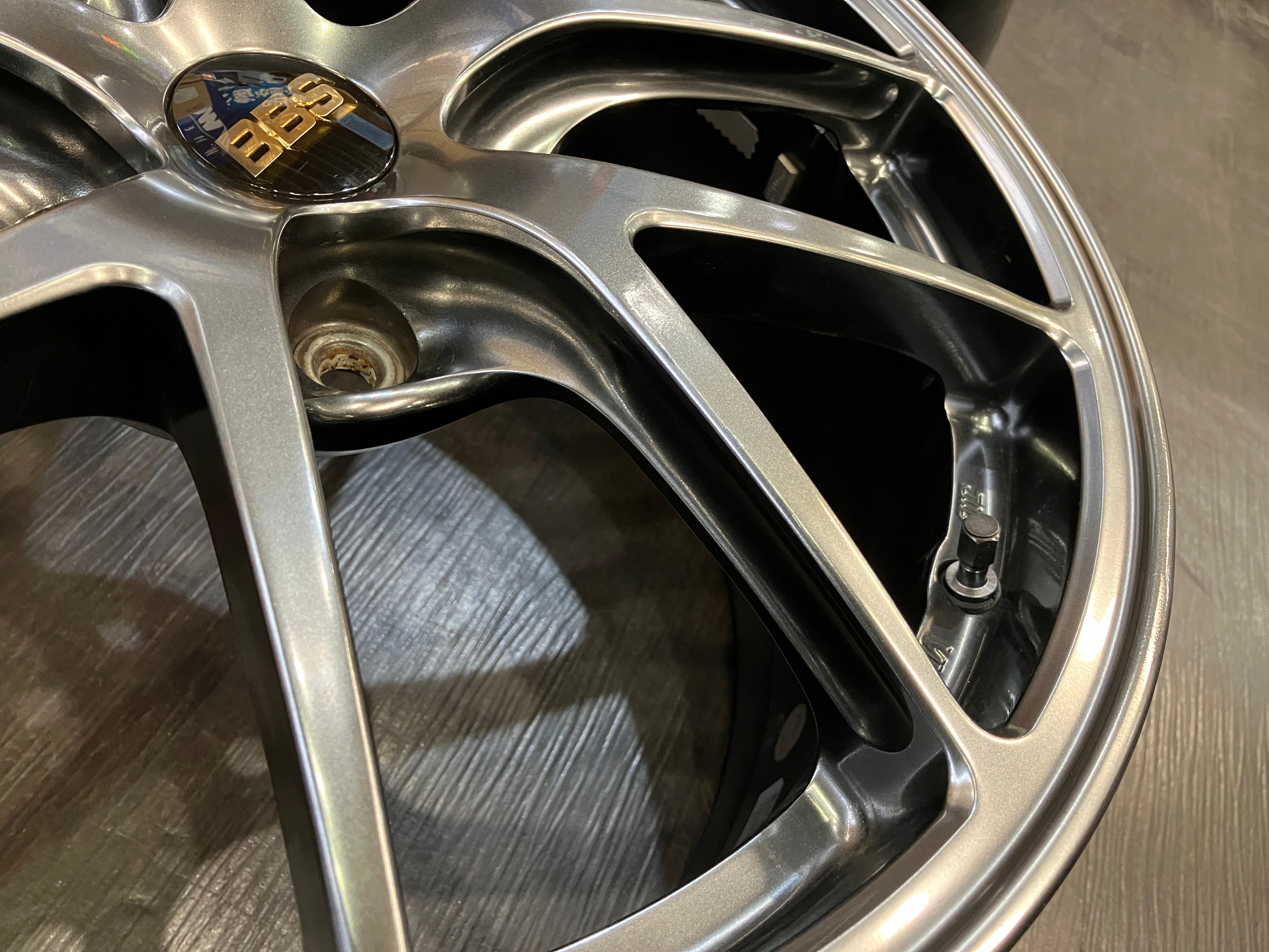 ☆美品仕上済! 鍛造軽量 BBS RI-A 033 18インチ 8.5J +48 114.3/5 DB