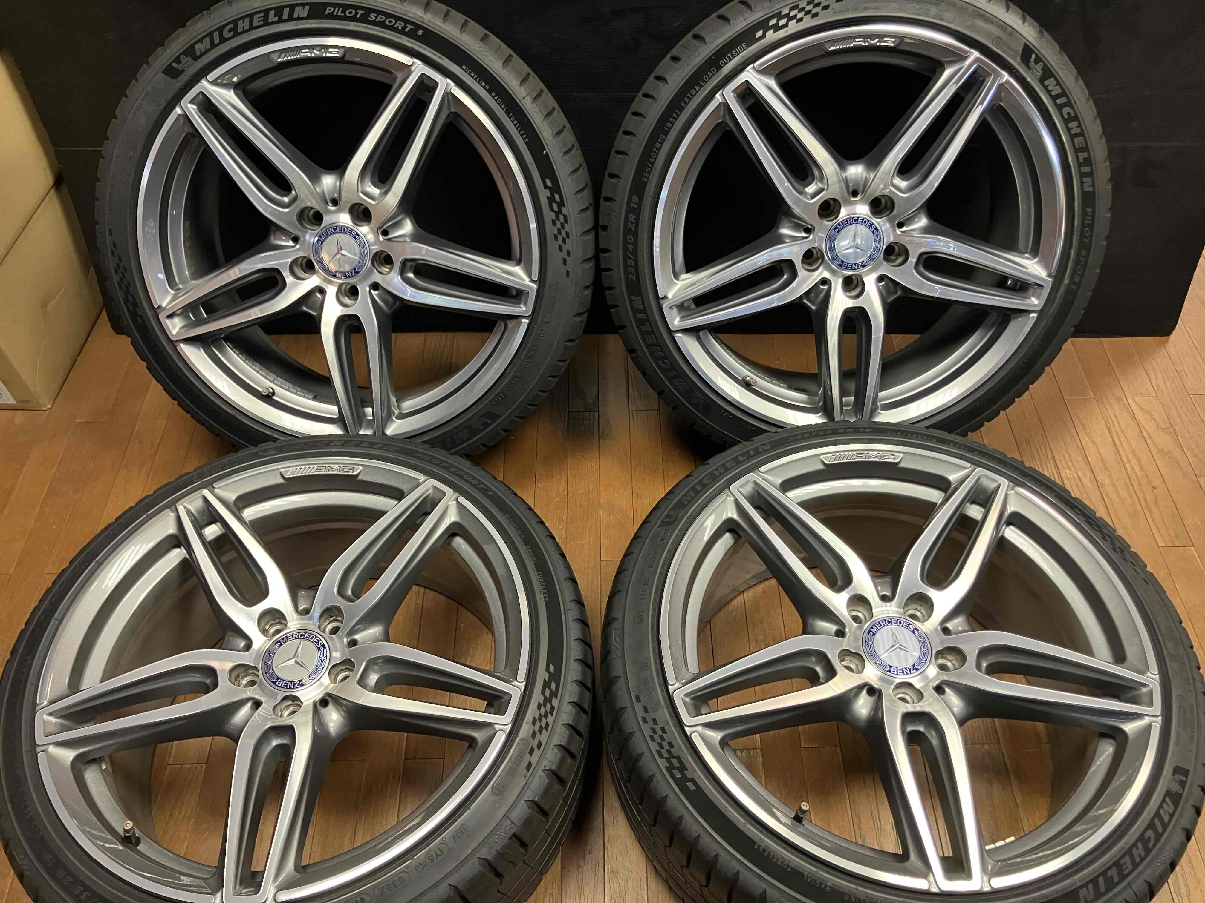 ◇メルセデス ベンツ Eクラス純正 W213 AMG 5ツインスポーク 19インチ