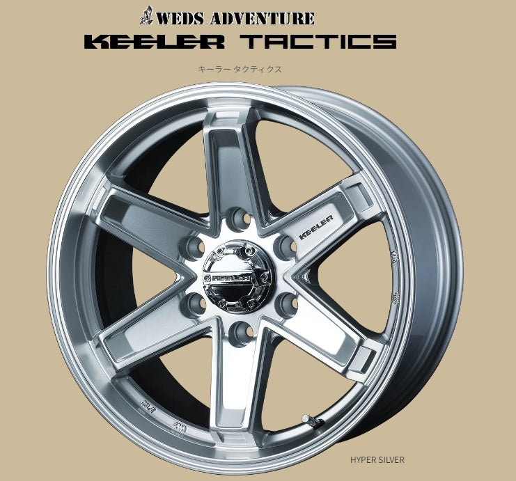 2 ν§ 新品 WEDS ADVENTURE KEELER TACTICS 18ｲﾝﾁ 7.5J+55 PCD139.7/6H