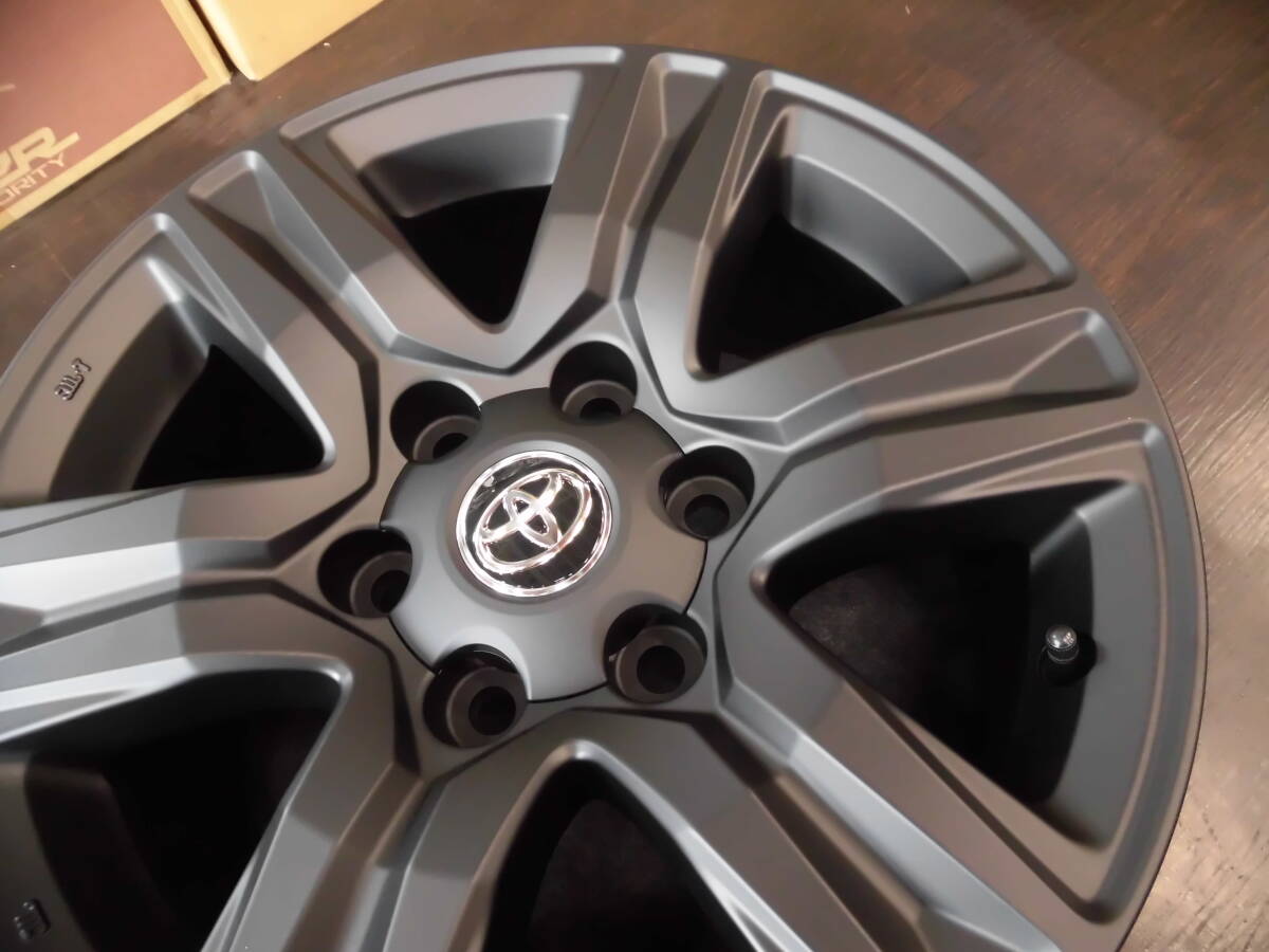 ☆マットブラック仕様☆ホイールのみ4本☆トヨタ 125系 ハイラックス