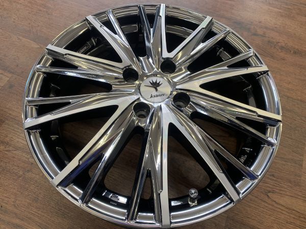 1 ν§ WEDS Kranze エルアボラ 331EVO 16インチ 5.5J+45 100-4H◇メッキ