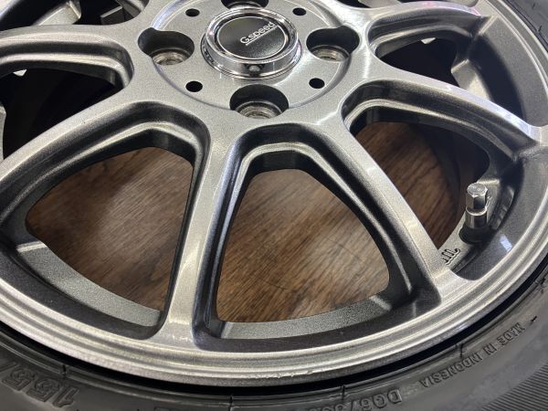 1 ν§ お買得新品タイヤ付!! Gスピード G01 14インチ 4.5J+45 100/4H