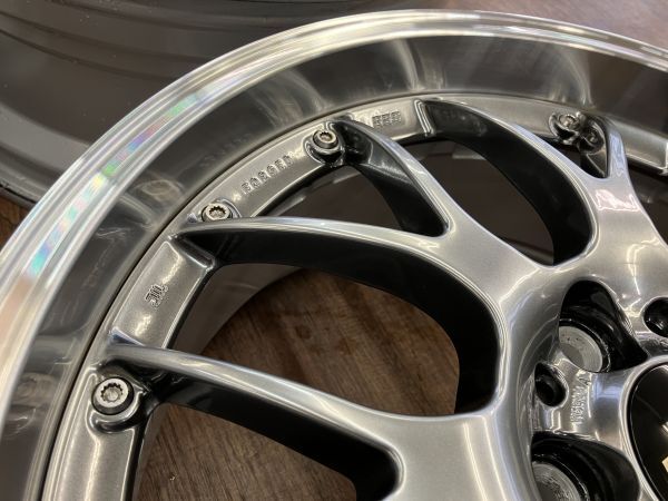 1 ν§ 極上美品!! 鍛造 BBS RS-GT (RS908) 18インチ 7.5J