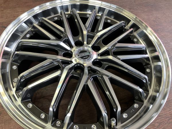 20インチ　AME STEINER レクサス　クラウン　マークx 1 ν§ 新品4本 共豊 AME シュタイナー EMX 20インチ F:8.5J+35/R:9.5+40