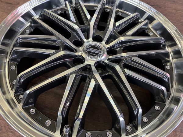 1 ν§ 新品4本 共豊 AME シュタイナー EMX 20インチ F:8.5J+35/R:9.5+40