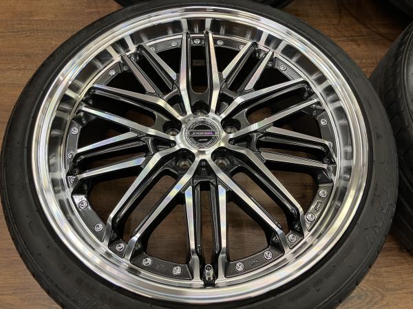 1 ν§ 1SET限定!! 共豊 AME シュタイナー EMX 20インチ8.5J+35 114.3/5H