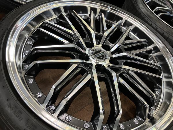 1 ν§ 1SET限定!! 共豊 AME シュタイナー EMX 20インチ8.5J+35 114.3/5H