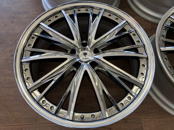 クレンツェ　エルアボラ　19インチ 1 ν§ 状態良好!! weds ウェッズ クレンツェ エルアボラ 3P 22インチ 9J