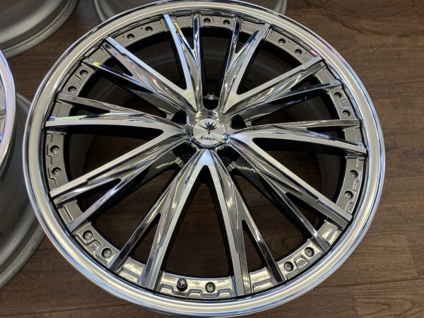 1 ν§ 状態良好!! weds ウェッズ クレンツェ エルアボラ 3P 22インチ 9J