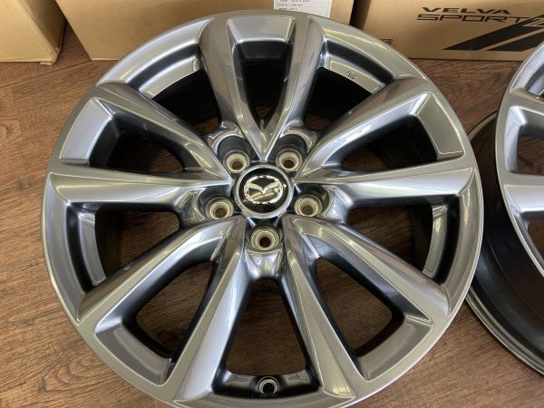 1 ν§ 状態良好!! マツダ MAZDA3 純正 18インチ 7J+45 114.3/5H