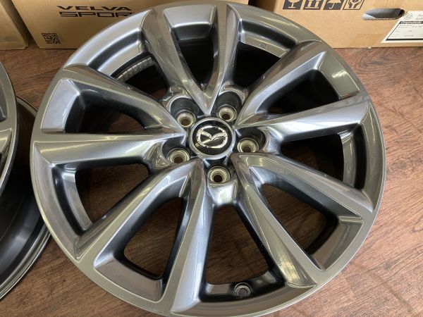 1 ν§ 状態良好!! マツダ MAZDA3 純正 18インチ 7J+45 114.3/5H