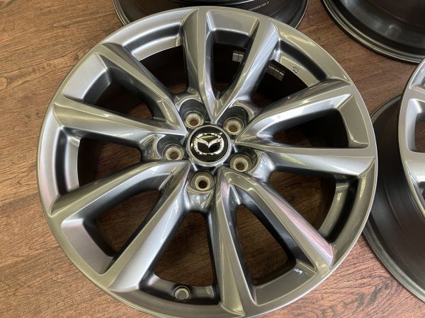 1 ν§ 状態良好!! マツダ MAZDA3 純正 18インチ 7J+45 114.3/5H