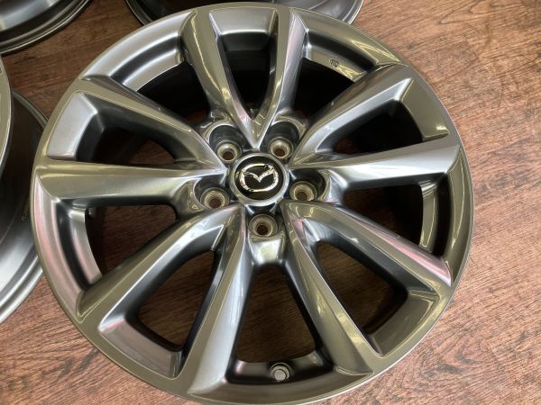1 ν§ 状態良好!! マツダ MAZDA3 純正 18インチ 7J+45 114.3/5H
