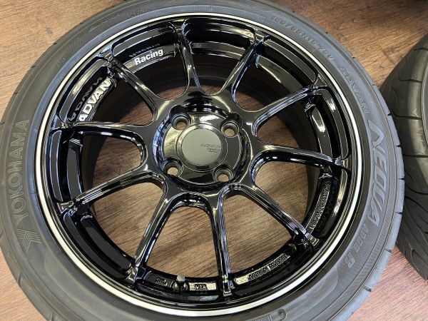 1 ν§ 再塗装！美品！仕上げ済み!! ADVAN Racing RZ2 15/16インチ 100