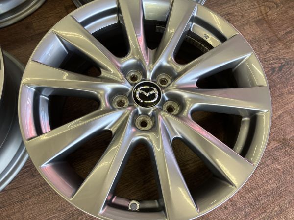 1 ν§ 状態良好!! マツダ MAZDA3 FASTBACK 純正 18インチ 7J+45 114.3