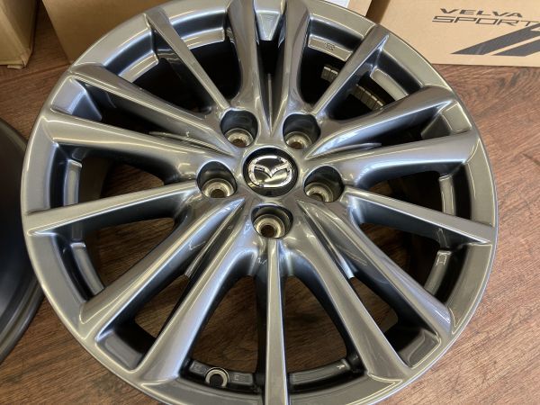 1 ν§ 状態良好!! マツダ CX-5 (KF系) 純正 17インチ 7J+45 114.3/5H