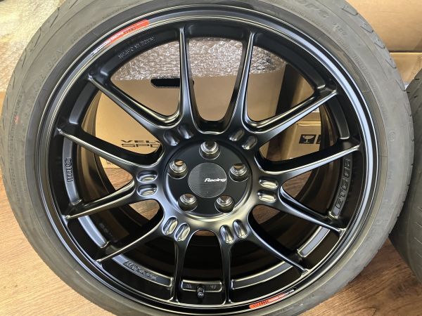 1 ν§ 状態良好!! エンケイ ENKEI Racing GTC02 18インチ 7.5J+48 100