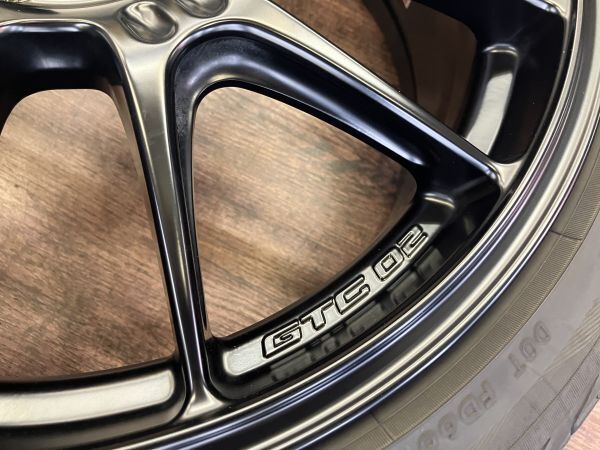 1 ν§ 状態良好!! エンケイ ENKEI Racing GTC02 18インチ 7.5J+48 100