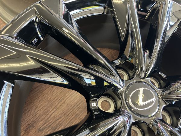1 ν§ 再塗装 仕上げ済み!! レクサス ES300h Fスポーツ 純正 19インチ