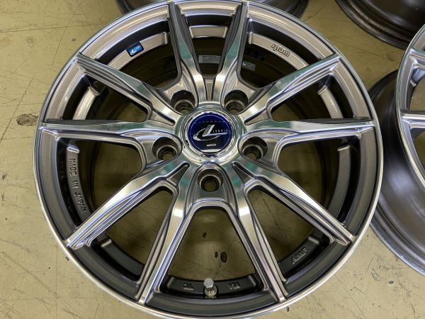 1 ν§ お買得!! 軽量!! ウェッズ レオニス ナヴィア04 15インチ 6J+43