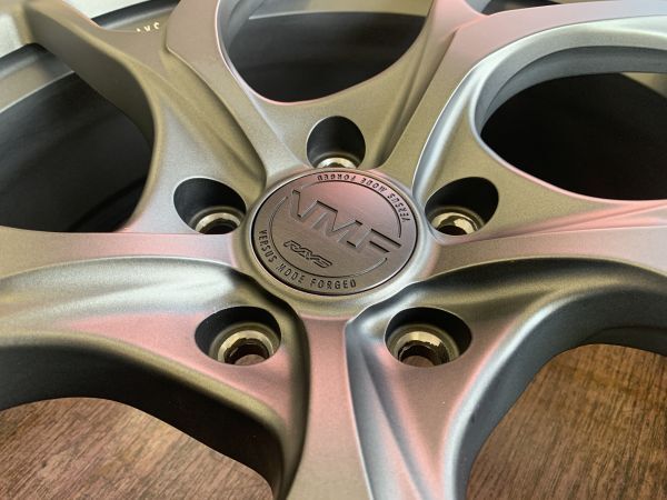 1 ν§ 美品!! RAYS VMF C-01 19インチ 7J+40 114.3-5H◇ホイールのみ4本