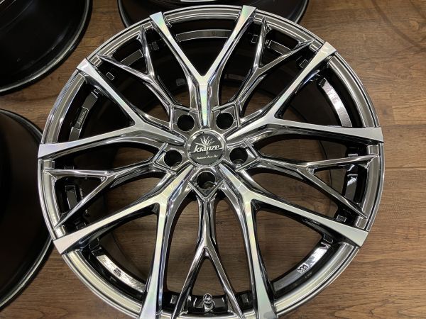 1 ν§ メッキ系! weds ウェッズ クレンツェ ウィーバル 100 エボ 20