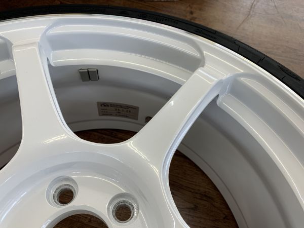 1 ν§ 程度極上!! アドバン RG-4 18インチ 8.5J+44 100-5H◇新品 225