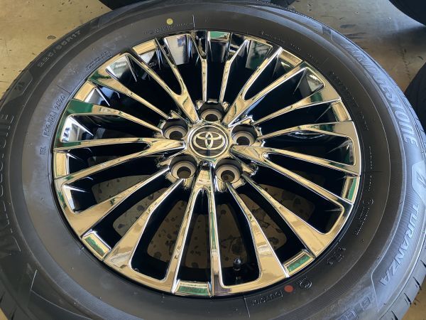 225/65R17 新車外し ブリヂストン アルファード 純正 中古 タイヤ 本物